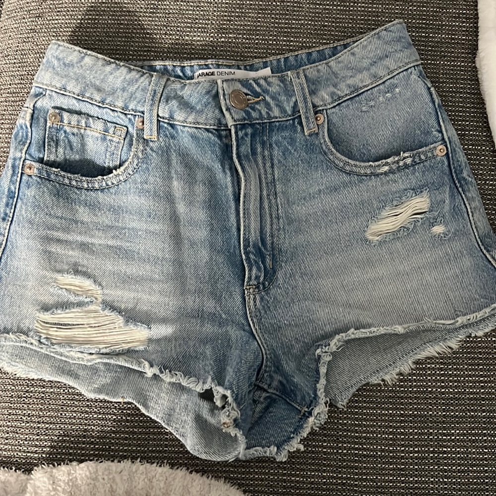 Garage denim shorts
